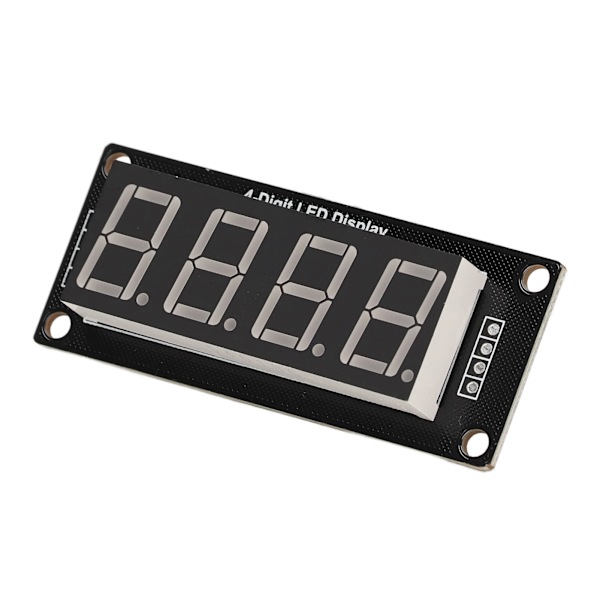 Digital Rördisplaymodul LED 4 Siffror 7 Segment 0.56in TM1637 Drivkrets Grön