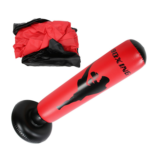 Boxningssäck Styrketräning PVC Uppblåsbar Slagkolonn Vägg Tumlare Boxning Hinder Verktyg