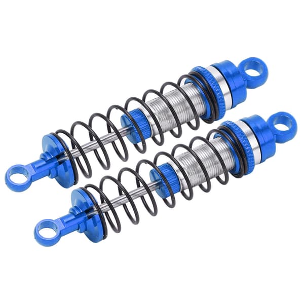 RC forreste og bageste støddæmpere, der reducerer vibrationer RC-dele i aluminiumslegering til Latrax Teton 1/18 Blå