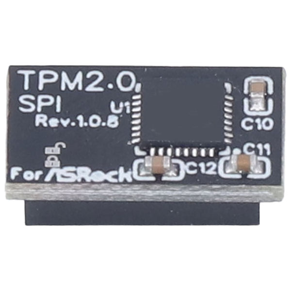 TPM2.0 Modul 14 Pin SPI Fjernkort Krypteringssikkerhedskort til Asrock Bundkort
