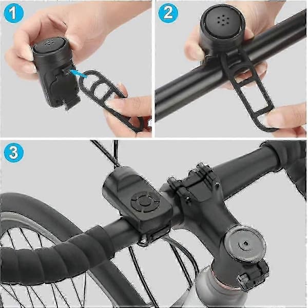 Elektrisk cykelhorn, elektronisk cykelklokke, 140Db cykelhorn_