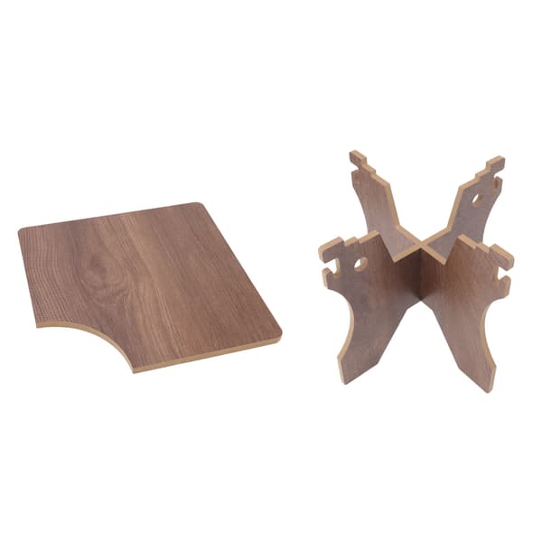 Utomhus Camping Hinkställ MDF Kopphängande Design Hopfällbart Portabelt Förvaringsställ för Vandring Picknickar