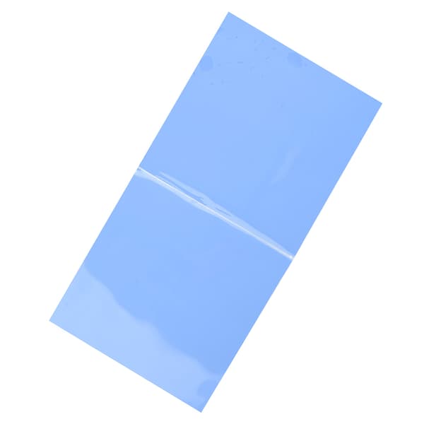 2 st 100 mm x 1 mm CPU-chip Kylfläns Kylning Värmeledande Silikonplatta