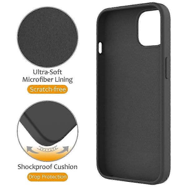【03】Magnetic Case for iPhone 11 with Ring Stand PC+Silicone Drop-proof Phone Case Sti Style H