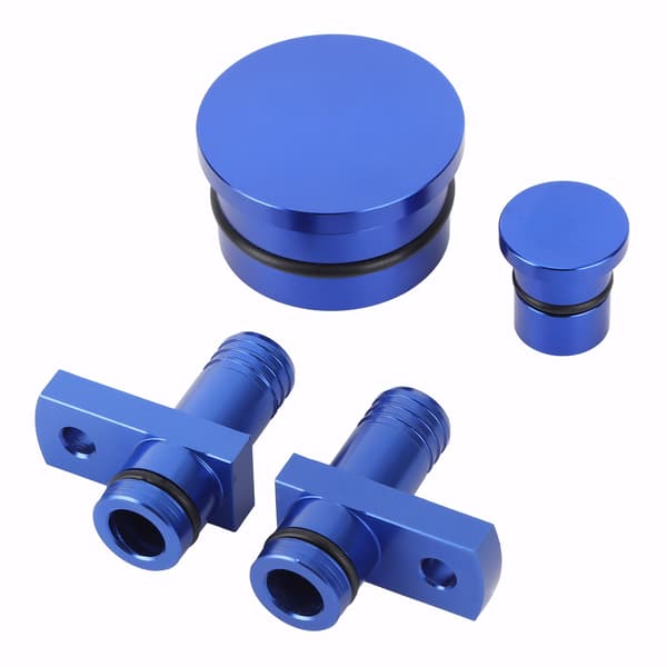 PCV-omledningskopplingar med omledningsportplugg resonatorplugg passar för GM Duramax 2004.5-2010 6.6L