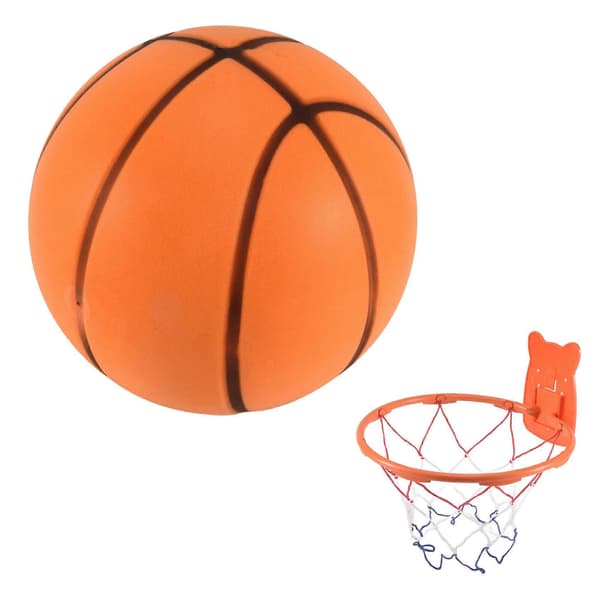 Barns tysta inomhusbasket Tyst racketboll Hemmaträning Tyst boll Keltainen