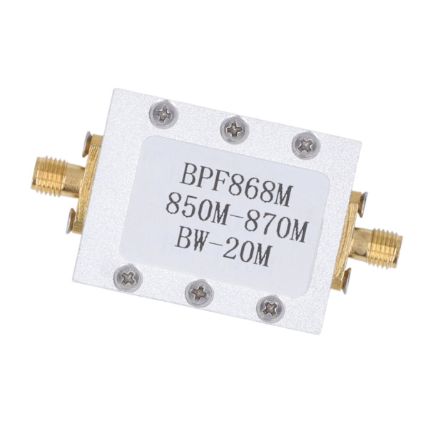 Båndpasfilter FM Broadcast SMA K Interface 850‑870MHz Elektronisk komponent BPF868M med kabinet