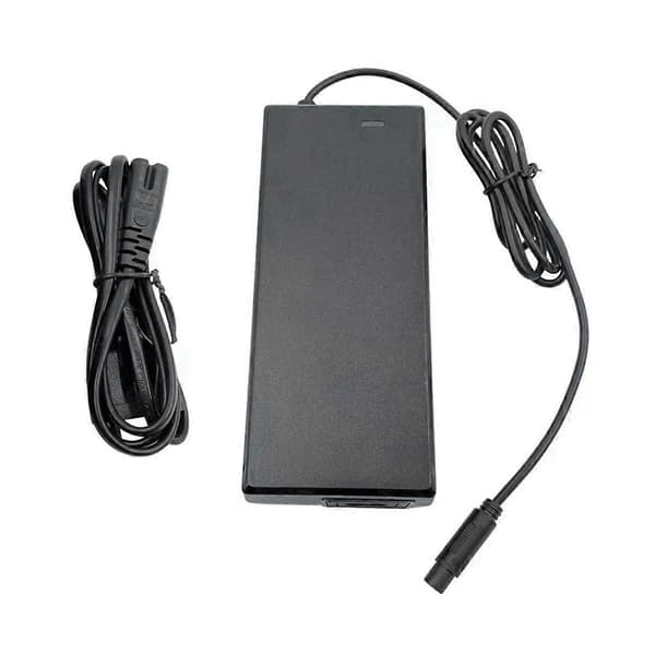 【03】58.8V 2A Batterioplader til Kukirin El-scootere Oplader Reservedele El-scooter Tilbehør P Black