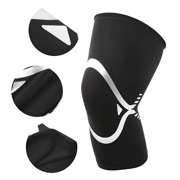 Knästöd utomhus, knäkompressionsärm, knäskydd för löpning, vandring, L
