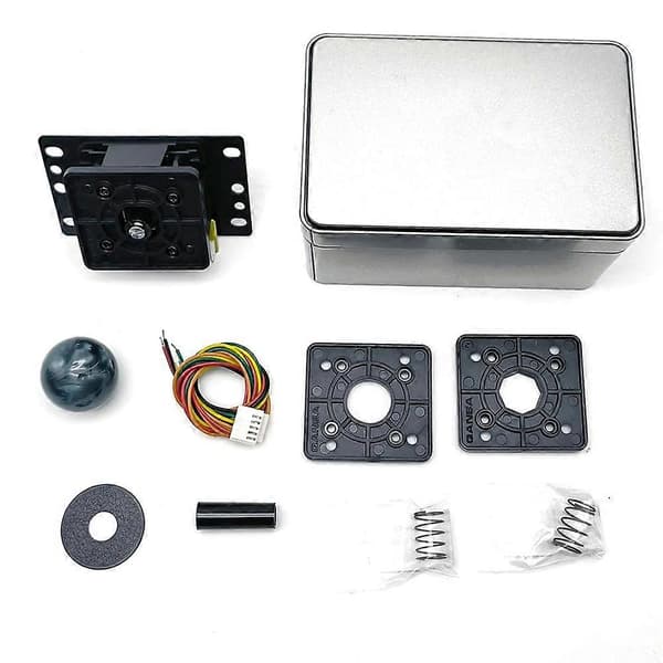 För Qanba Gravity Mechanical Arcade Joystick JOV8S Axlar Tyst Spak Joystick Arkadtillbehör Snabba DIY-delar Musta