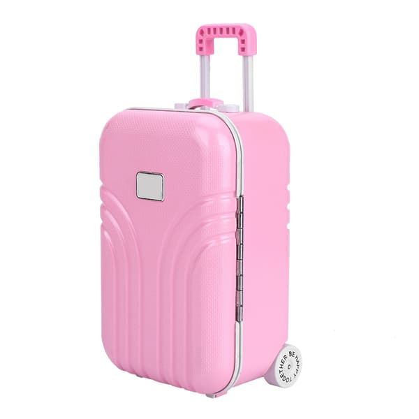 Baby Kuffert Legetøj Sød Plast Rullende Kuffert Mini Bagageboks (Pink)