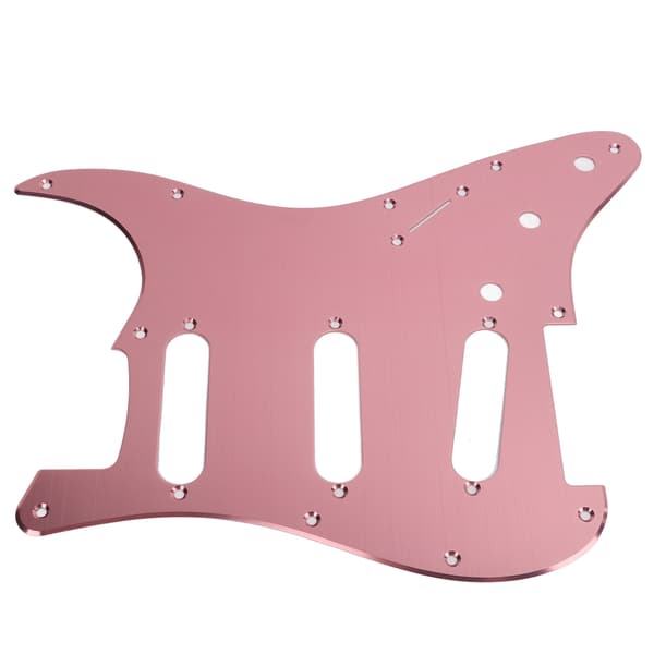 Metall Gitarrplektrum Kompakt Standard Gitarr Skyddsplatta för Nybörjare Hobbyister Rosa GQ63