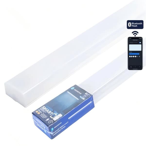 Aigostar Smart Bluetooth Mesh -lamppu, 0,6 m 18 W 6500 K, varjoton LED-paneeli toimistokäyttöön