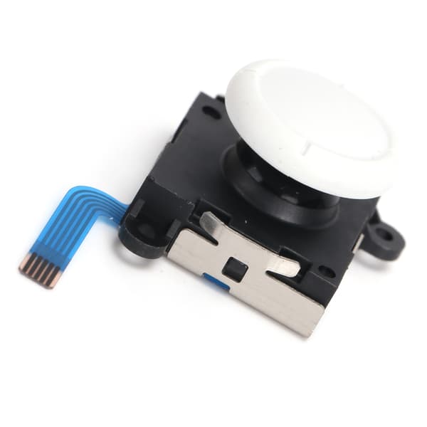 Analog Joystick Thumb Stick-knappmodul Ersättning för Switch Joycon/Lite Controller Vit