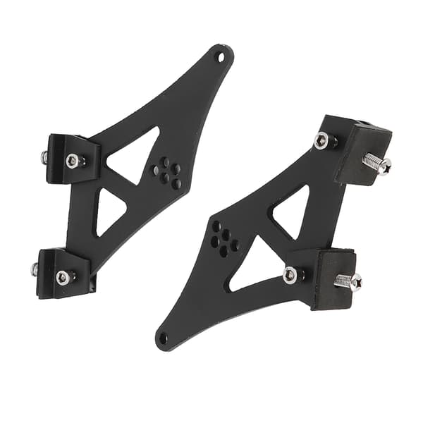 5\" Universal Bil CNC Aluminiumlegering Bakre Vinge Trunk Racing Tail Spoiler Ben Fästen