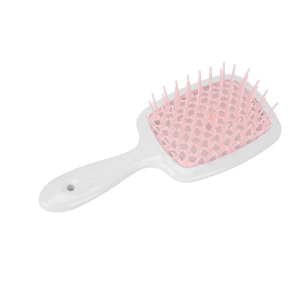 Udredningsmassage Hårbørste Massage Hoved Honeycomb Børste Våd Hårbørste til Styling Føntørring Kæmning Pink