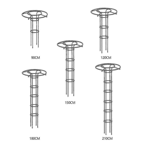 Trädgårdsspaljer för klätterväxter och blommor, Metallspaljer för utomhusbruk 180cm