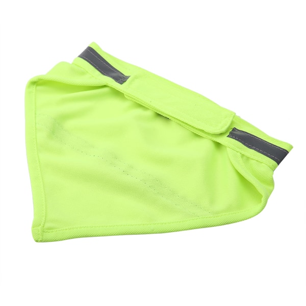 Reflekterande Halsduk Krage Haklapp för Hundvalp (Fluorescerande Gul L)