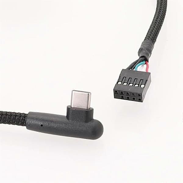 1 kpl USB 9-nastainen Type-C-kaapeli parannettuun vakauteen ja nopeuteen 60 cm