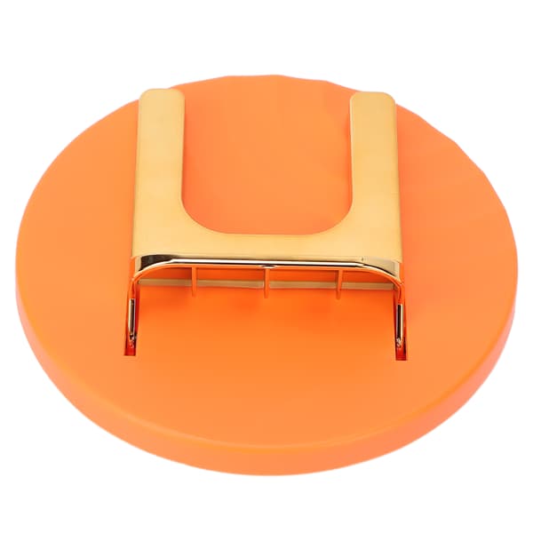 Hårtørrerholder Stand Vægmonteret Selvklæbende Foldbar Hårtørrer Rack Organizer til Badeværelse Orange