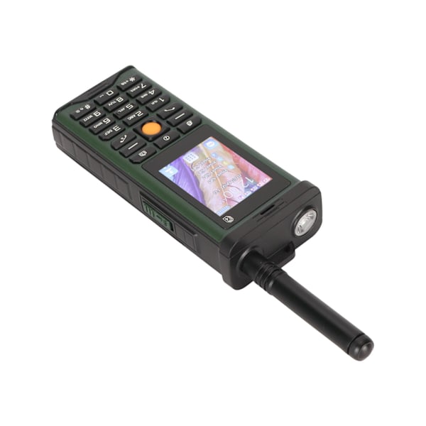 SG8800 Robust Telefon för Äldre 4 SIM-kort 4 Standby Senior Mobiltelefon Stor Knapp Tydligt Ljud 10000mAh Stöd Bluetooth Kamera Ficklampa Grön