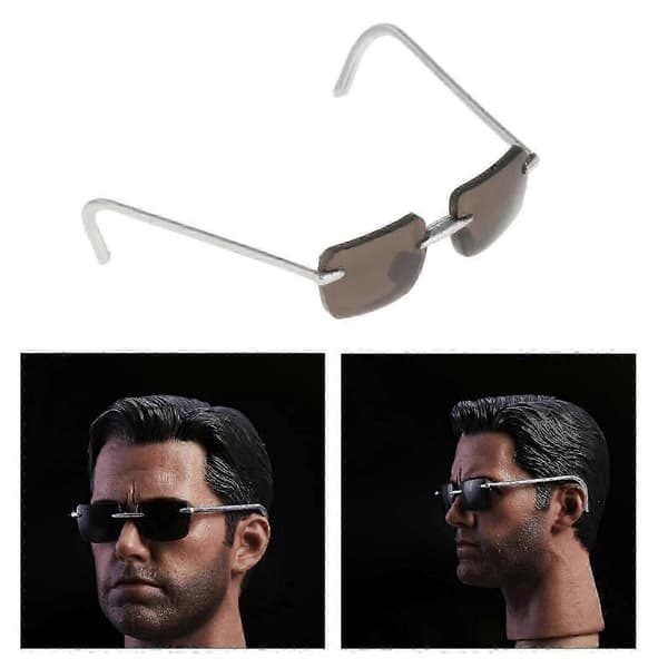 Briller i 1/6 skala af legering - Stilfuldt brille til 12-tommer actionfigurer G
