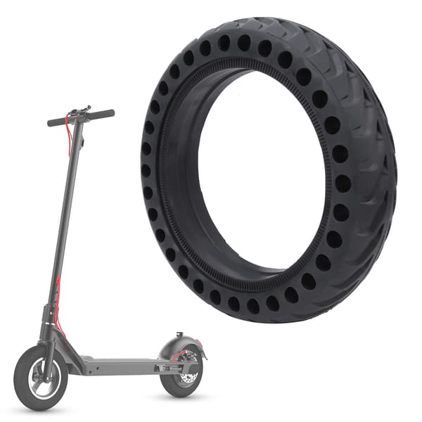 8,5 tommer eksplosionssikkert solid dæk med stødabsorberende huller, dækhjul til Xiaomi M365 elektrisk scooter tilbehør