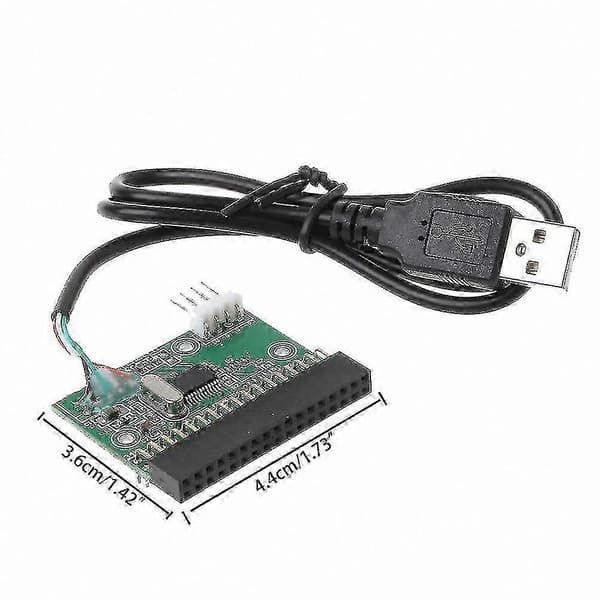 1,44 MB 3,5-tommer diskettedrev, 34-bens til USB-kabeladapter, printkort, USB til diskettekonverter