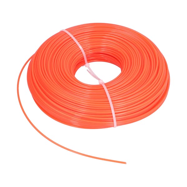120m Trimmersnor 2.4mm Nylon Rund Græstrimmersnor Reservedel til Have