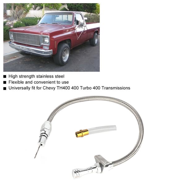 Sølv Fleksibel Transmissionspind Passer Til Chevy TH400 400 Turbo 400 Transmissioner PT303