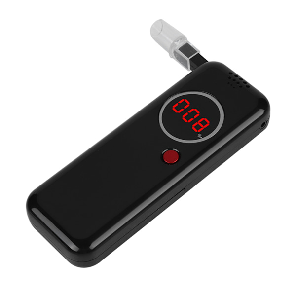 Rød LCD Mini Digital Alkoholtester med Baggrundsbelysning Professionel Politi Alkohol Detektor