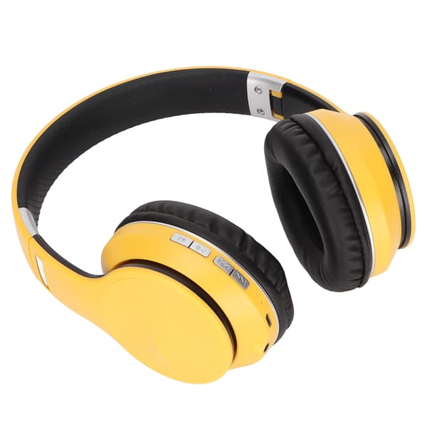 ELB4 Bluetooth Hörlurar Multifunktionella Vikbara Trådlösa Hörlurar för Sport Gaming (Gul)