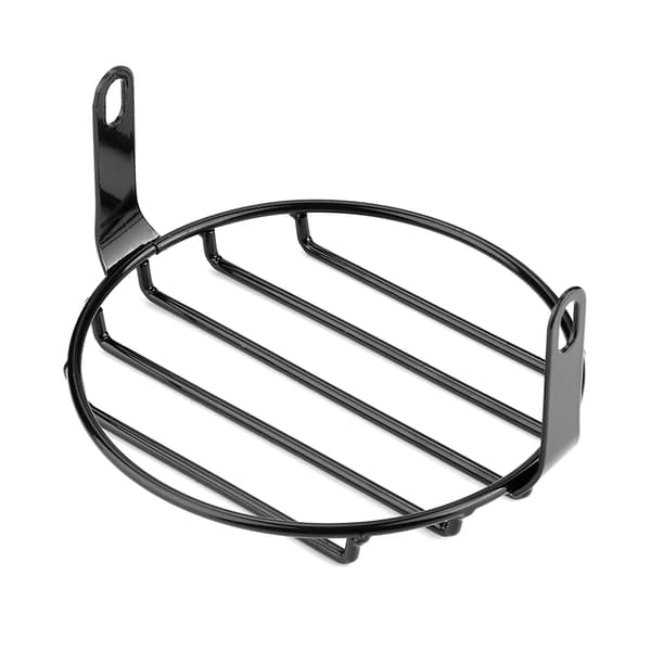 7.09 tum Svart Retro Motorcykel Strålkastargrill Rund Skyddsmask