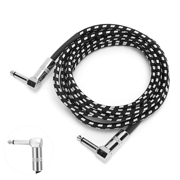 JORINDO Guitar Kabel 6,35 mm 1/4in Lydforbindelseskabel Elektrisk Musikinstrumentledning 3 m / 9,8ftJD6209