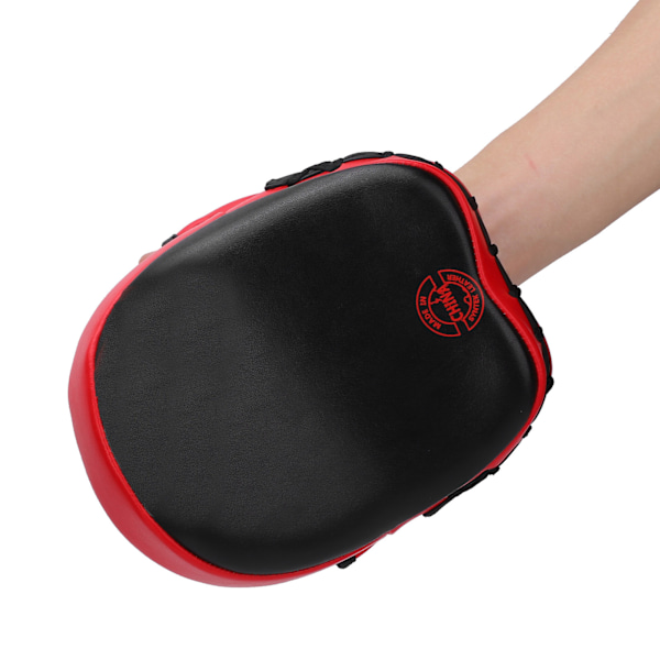 1 st Muay Thai Böjd Hand Target Professionella Boxningskuddar för Spark- och Slagträning