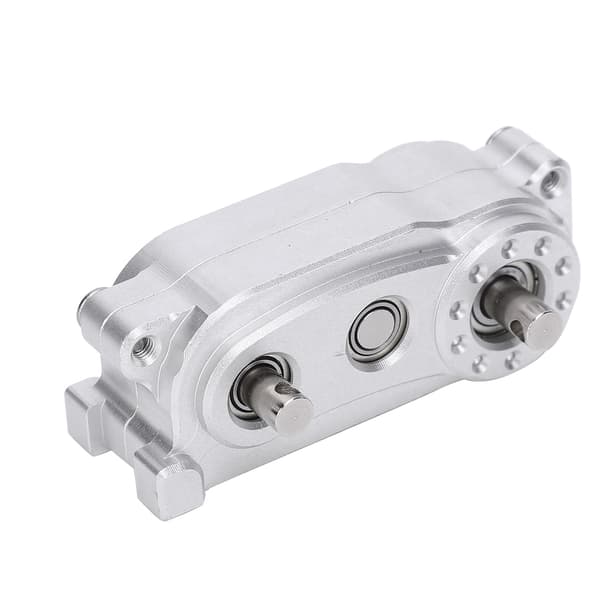 313mm Hjulbas Metallchassi Ram Transfer Case Ersättningsdelar Passar för 1/10 RC Crawler Bil Silver