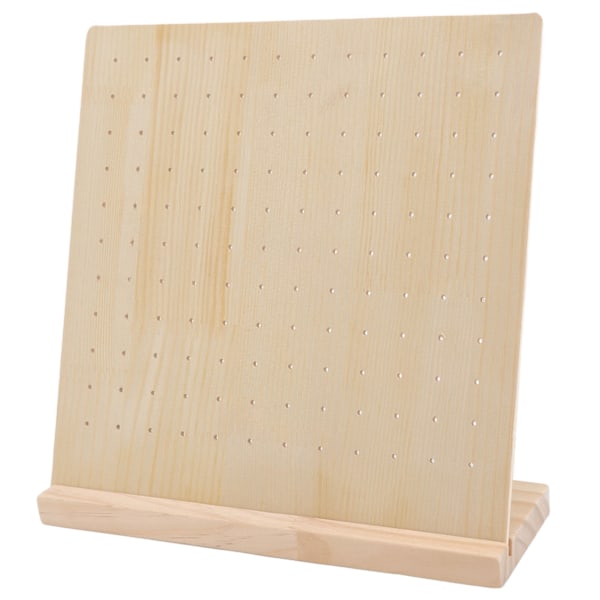 Øreringe Stud Display Hulplade Stor Kapacitet Holdbart Træ Smykke Display Øreringe Display Board til Øreringe Smykker 66 Par