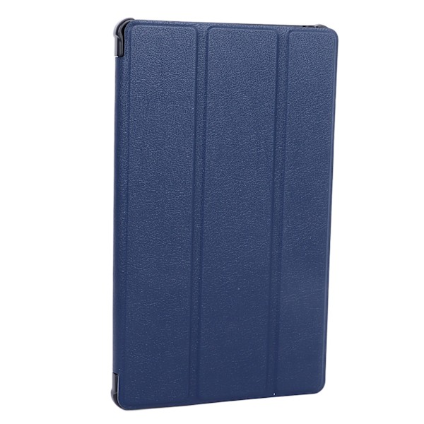 Kotelo A7 Lite -tabletille, tummansininen, tarkat leikkaukset, 2 tukikulmaa, PU-nahkaa, PC, yksinkertainen, kevyt tabletin suojakotelo