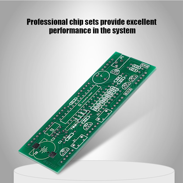 DIY Elektronisk Ur Kit C51 SCM Proces Lysstyring Stor LED Skærm Komponenter