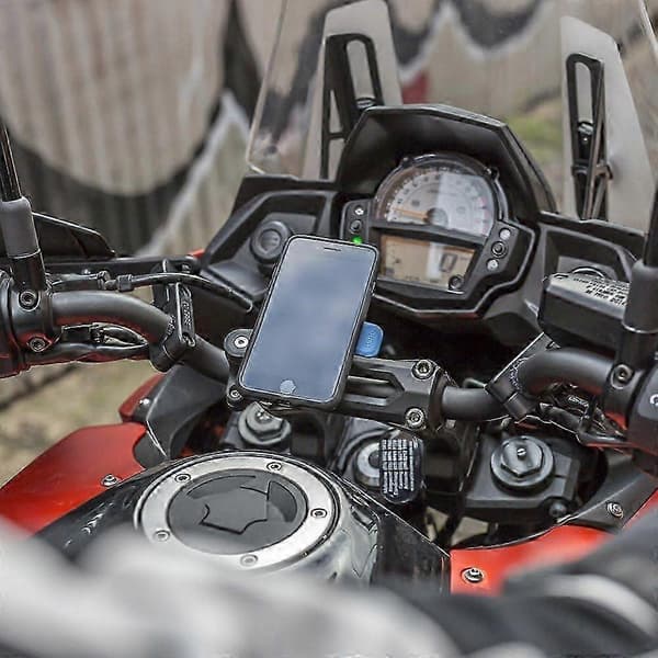 Universal telefonholder til motorcykel med quick release til styr til smartphones