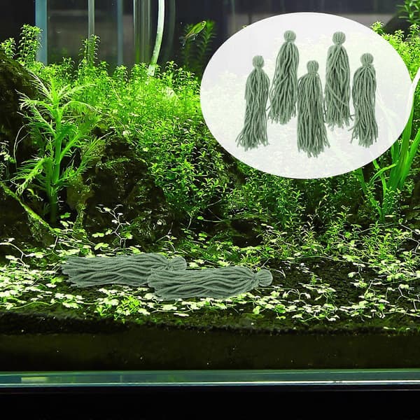 Fiskemoppe til akvarium, der understøtter æglægningsfunktion, 5-delt sæt