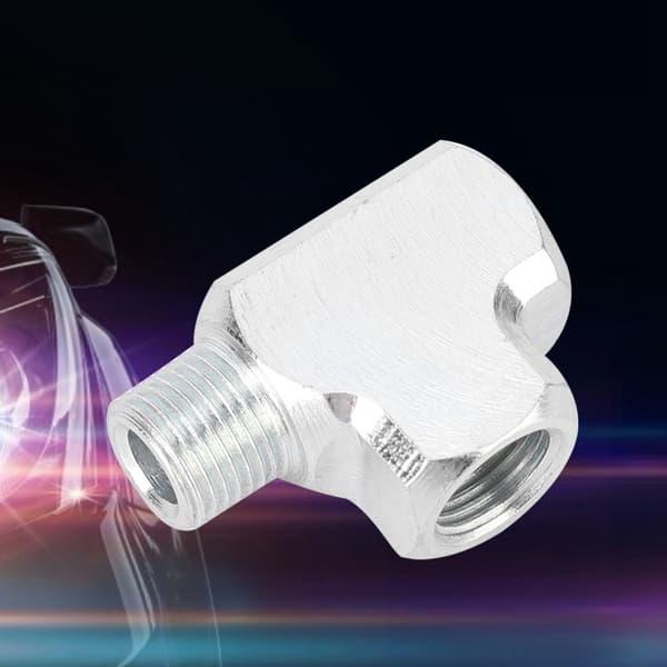 Olje Vatten Sensor Tryckmätare Och Adapter T Typ Tee Rörkoppling 1/8 Tee 3-vägs