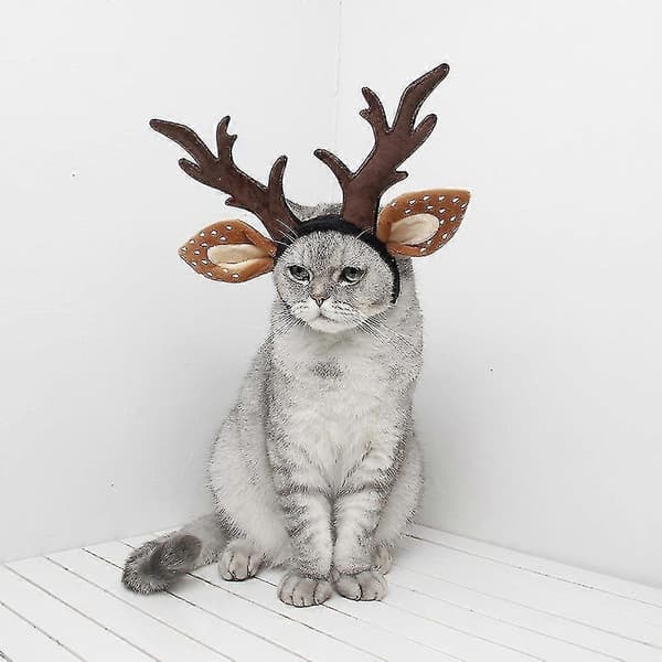 Jule-rensdyr til hunde, til hunde i julestil 3 L