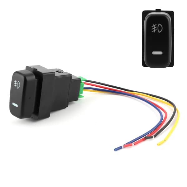Udskiftningsknap til tågelygtekontakt, der passer til Mitsubishi Pajero/Lancer/Outlander/Triton
