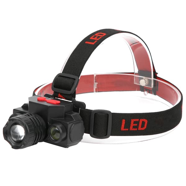 LED Pandelampe Hovedbåndslys USB Genopladelig Jogging Udendørs Campingudstyr T6