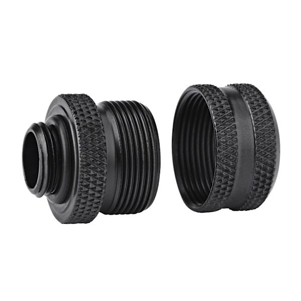 Vandkølings Kompressionsfitting til Stift Akryl Rør 10 * 14mm (Sort)