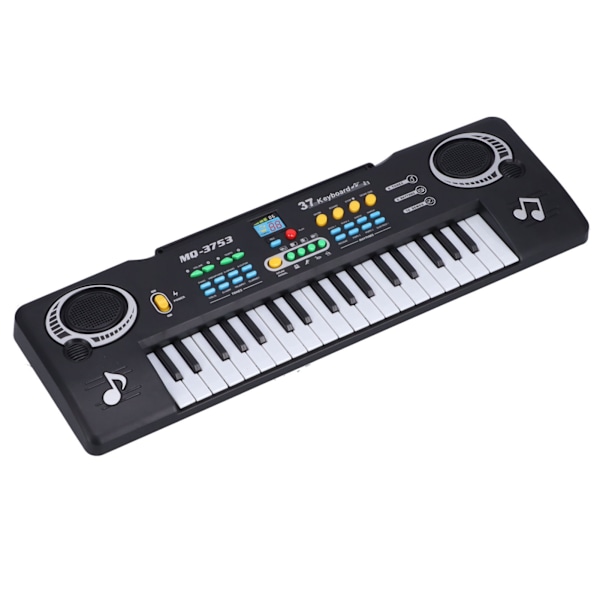 Elektroniskt Mini Piano för Barn 37 Tangenter Portabel Multifunktionell Keyboard för Barns Inlärning