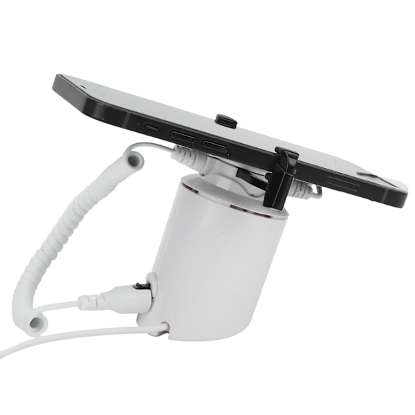 Sikkerhedsalarm Display Stand Tyverisikring Mobiltelefon Display Holder med Opladningsfunktion til Udstillingshaller til IOS Interface