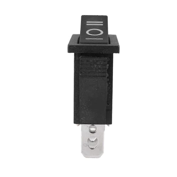 AC15A/250V 20A/125V 3-polet SPDT ON-OFF-ON 3-positions vippekontakt Musta