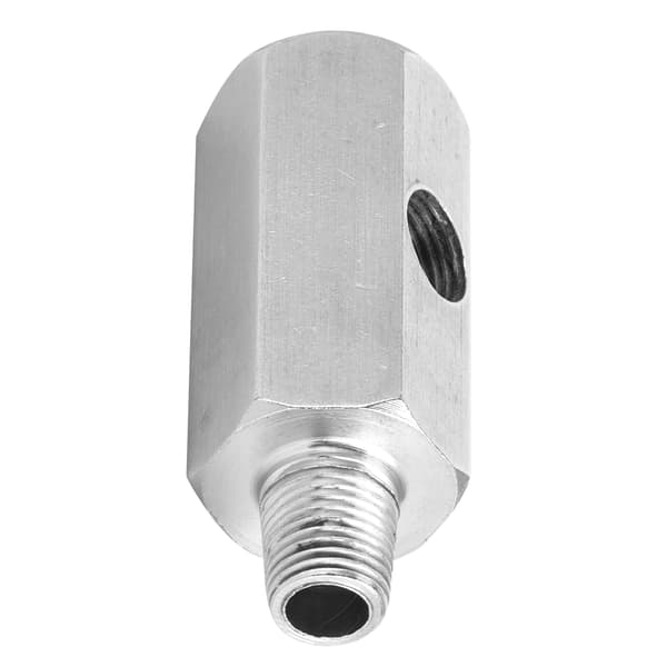 1/8in BSPT Oljetryckssensor T-stycke till NPT Adapter Rostfritt Stål Koppling för Turbo Matningsledning